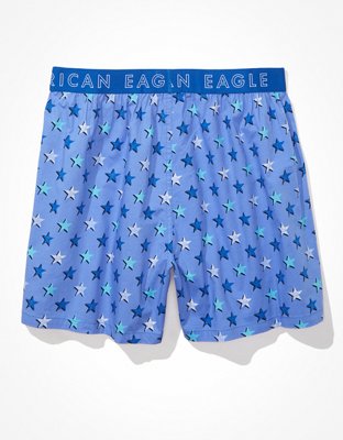 Мужские брюки American Eagle AEO Stars Stretch Boxer Short — фото 4
