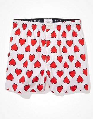 Мужские брюки American Eagle AEO Bubble Hearts Stretch Boxer Short — фото 3