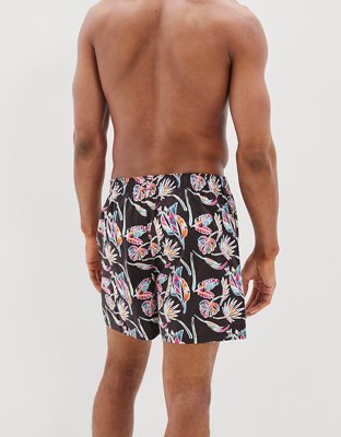 Мужские брюки American Eagle AEO Tropical Palm Stretch Boxer Short — фото 2