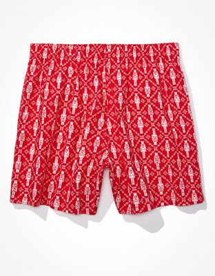 Мужские брюки American Eagle AEO Nutcracker Stretch Lounge Boxer Short — фото 4