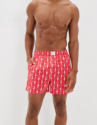 Мужские брюки American Eagle AEO Nutcracker Stretch Lounge Boxer Short — фото 2