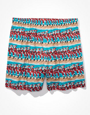 Мужские брюки American Eagle AEO Santa Dance Stretch Boxer Short — фото 4