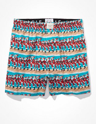 Мужские брюки American Eagle AEO Santa Dance Stretch Boxer Short — фото 3