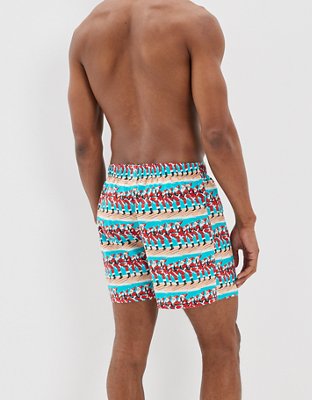 Мужские брюки American Eagle AEO Santa Dance Stretch Boxer Short — фото 2
