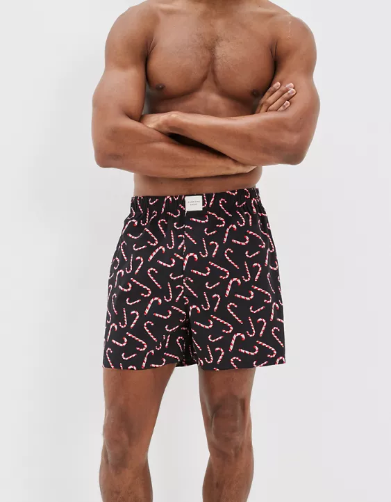 AEO Candy Canes Stretch Boxer Short