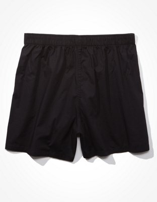 Мужские брюки American Eagle AEO Black Stretch Boxer Short — фото 4