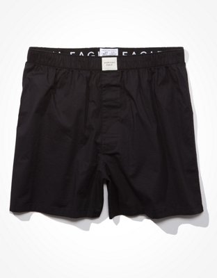 Мужские брюки American Eagle AEO Black Stretch Boxer Short — фото 3