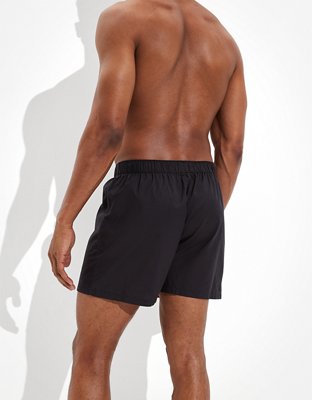 Мужские брюки American Eagle AEO Black Stretch Boxer Short — фото 2