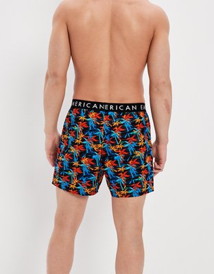 Мужские брюки American Eagle AEO Neon Palm Trees Stretch Boxer Short — фото 2