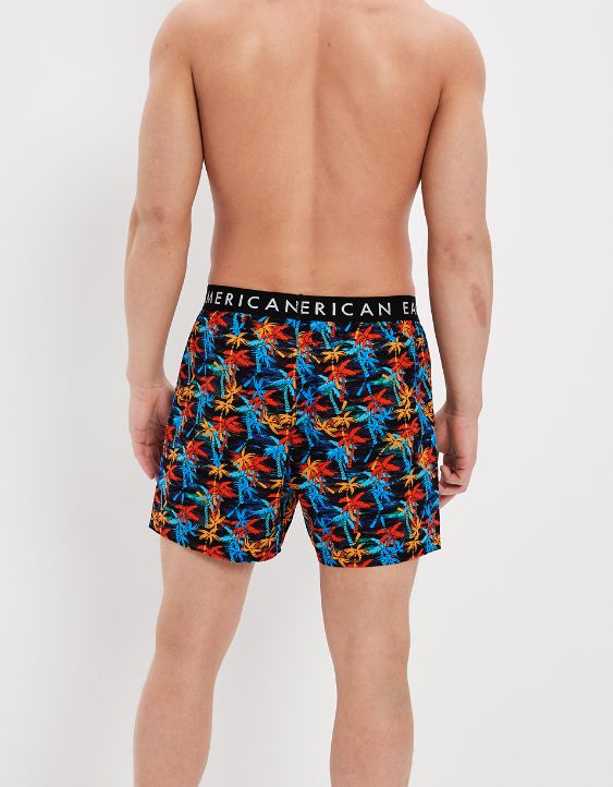 AEO Neon Palm Trees Stretch Boxer Short