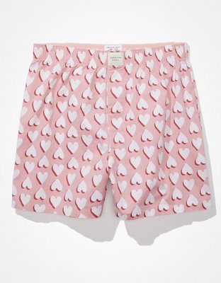 AEO Short bóxer stretch de corazones con sombra