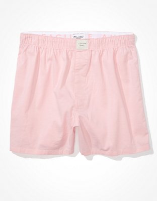 Мужские брюки American Eagle AEO Plaid Stretch Oxford Boxer Short — фото 3