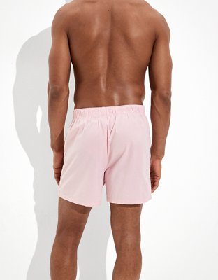 Мужские брюки American Eagle AEO Plaid Stretch Oxford Boxer Short — фото 2