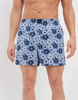 American Eagle AE Men's Boxer Shorts 2-Pack Boxers XL Extra Large X-Large  AEO Underwear (Flower Lines) at  Men's Clothing store