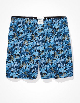 AEO Blue Camo Stretch Boxer Short