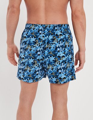 AEO Blue Camo Stretch Boxer Short