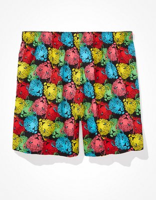 Мужские брюки American Eagle AEO Neon Leopards Stretch Boxer Short — фото 3