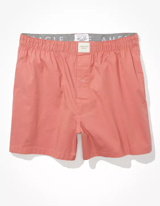 AEO Solid Stretch Lounge Boxer Short