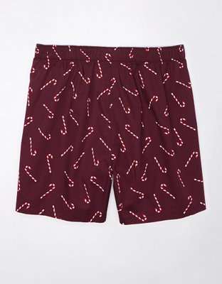 Мужские брюки American Eagle AEO Candy Canes Stretch Boxer Short — фото 3