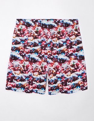 Мужские брюки American Eagle AEO Christmas Tree Snow Stretch Boxer Short — фото 3