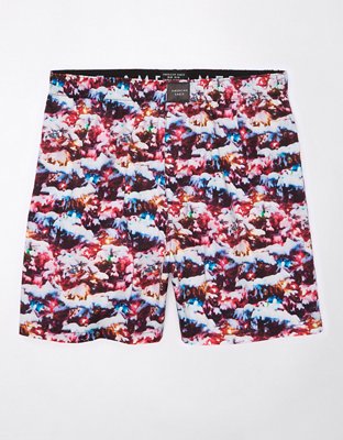 AEO Christmas Tree Snow Stretch Boxer Short