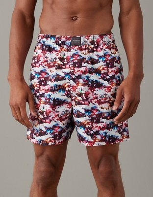 AEO Snowman Satin Pocket Boxer Short