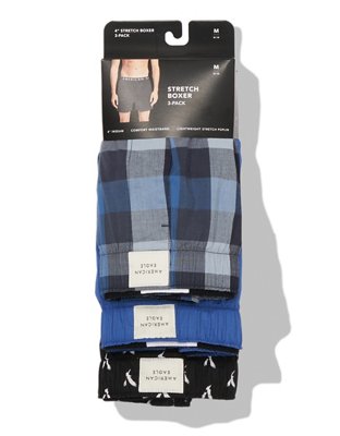 AEO Paquete de 3 shorts bóxer stretch