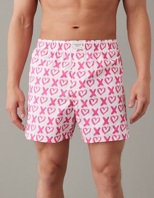 Mens XOXO Hugs and Kisses All Over Boxer Briefs Valentines Day Underwear 