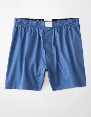 Box x Elliott: Mid Rise Boxer Trunks - Blue Collar – boxmenswear