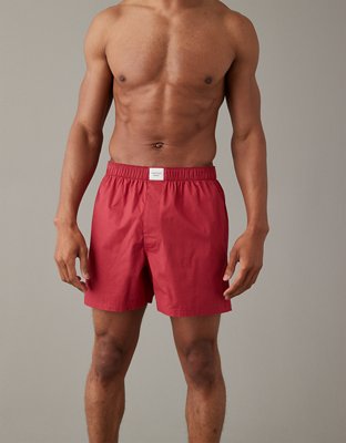 AEO Men's Solid Stretch Boxer Short