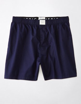 AEO Men's Solid Stretch Boxer Short