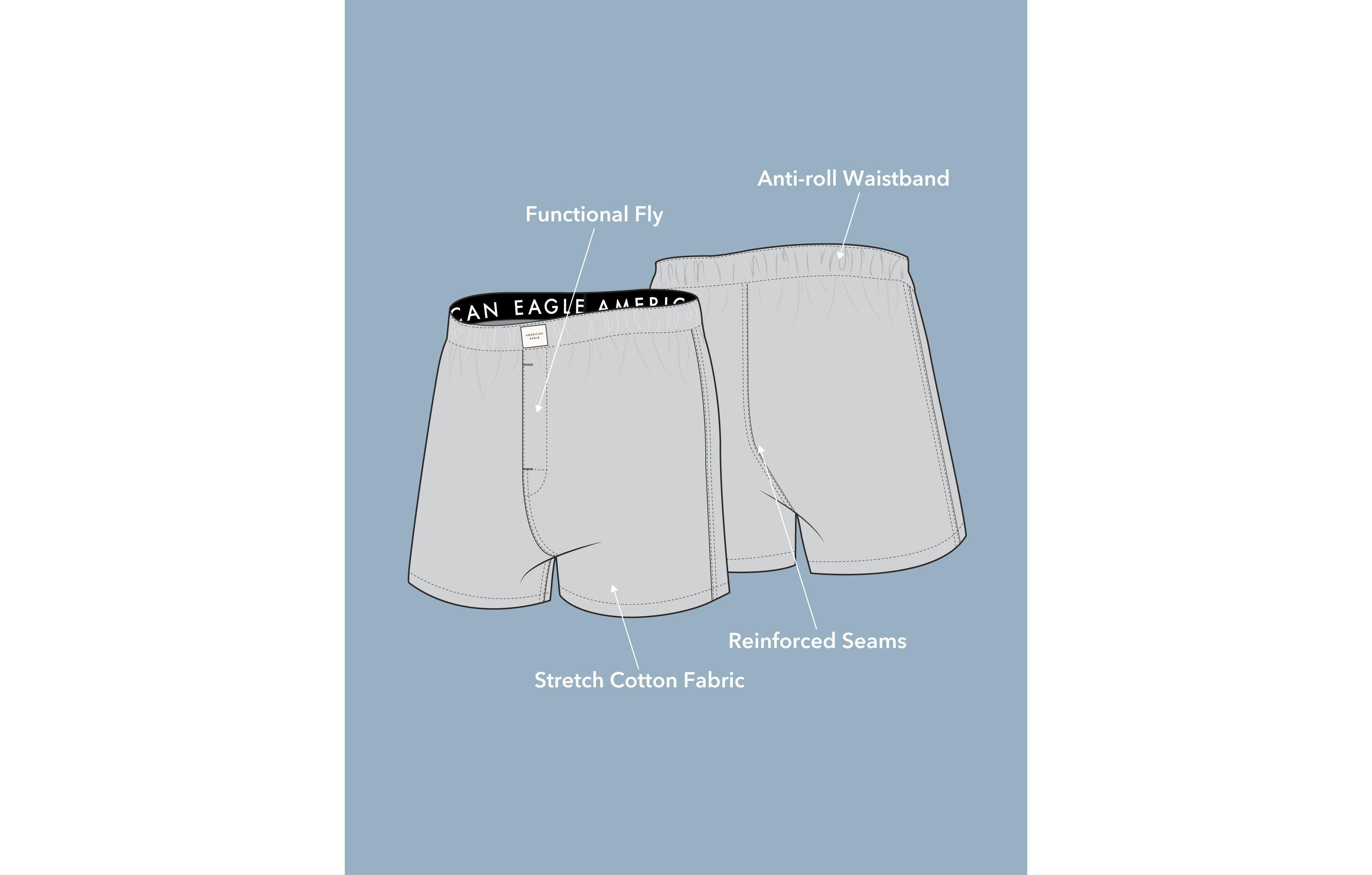 AEO Stretch Boxer Short 5-Pack