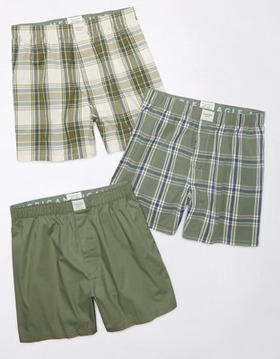AEO Men's Stretch Boxer Short 3-Pack from American Eagle - $17.98