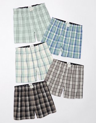 5 Pack Plain & Print Short Knickers