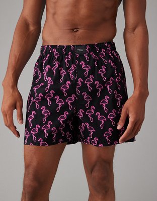 last * AE American Eagle boxer brief trunks AEO Isle Flamingos 3" Flex  Boxer Brief XXL / Blue *: Real Yahoo auction salling