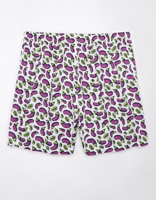 Мужские брюки American Eagle AEO Eggplants Stretch Boxer Short — фото 3
