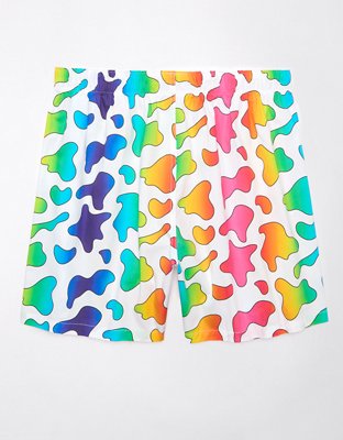Мужские брюки American Eagle AEO Men's Pride Rainbow Cow Stretch Boxer Short — фото 3