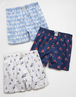 AEO Men's Snoopy Stretch Boxer Short 3-Pack