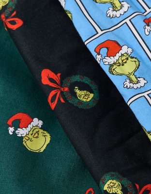 Emballage de trois caleçons boxeurs extensibles pour hommes Grincheux AEO