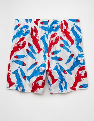 Мужские брюки American Eagle AEO Men's Seafood Stretch Boxer Short — фото 4