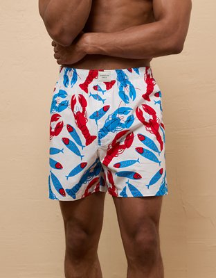 AEO Men's Seafood Stretch Boxer Short