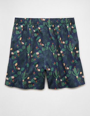 AEO Men's Cactus Tropical Stretch Boxer Short