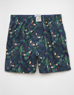 AEO Men's Cactus Tropical Stretch Boxer Short