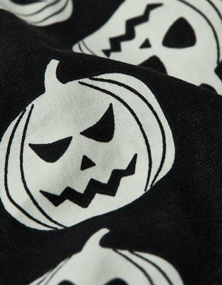 Мужские брюки American Eagle AEO Men's Pumpkin Glow-In-The-Dark Halloween Stretch Boxer Short — фото 2