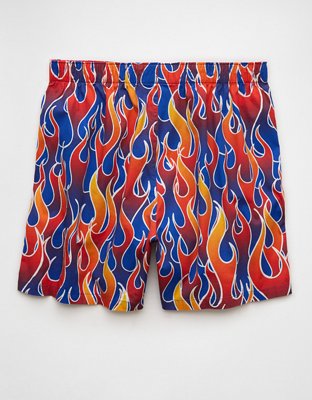 Мужские брюки American Eagle AEO Flames Stretch Boxer Short — фото 4