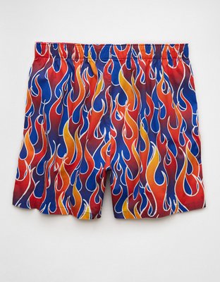 AEO Men's Flames Stretch Boxer Short