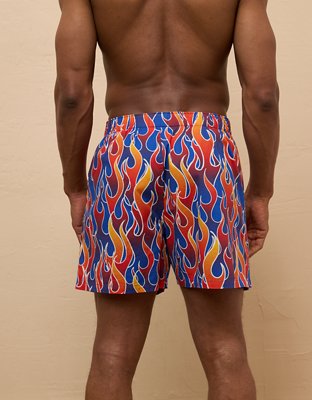 AEO Men's Flames Stretch Boxer Short