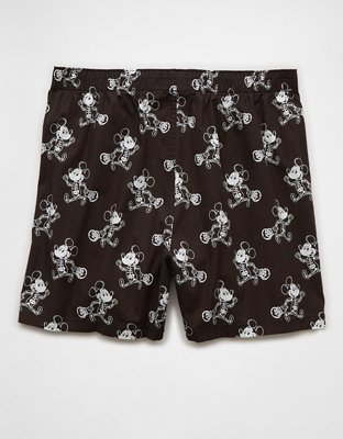 AEO Men's Mickey Mouse Skeleton Halloween Stretch Boxer Short