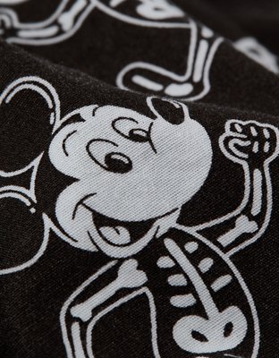 Мужские брюки American Eagle AEO Men's Mickey Mouse Skeleton Halloween Stretch Boxer Short — фото 2