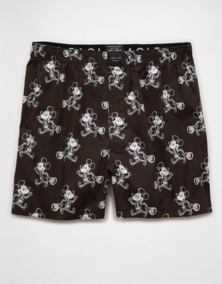 AEO Men's Mickey Mouse Skeleton Halloween Stretch Boxer Short